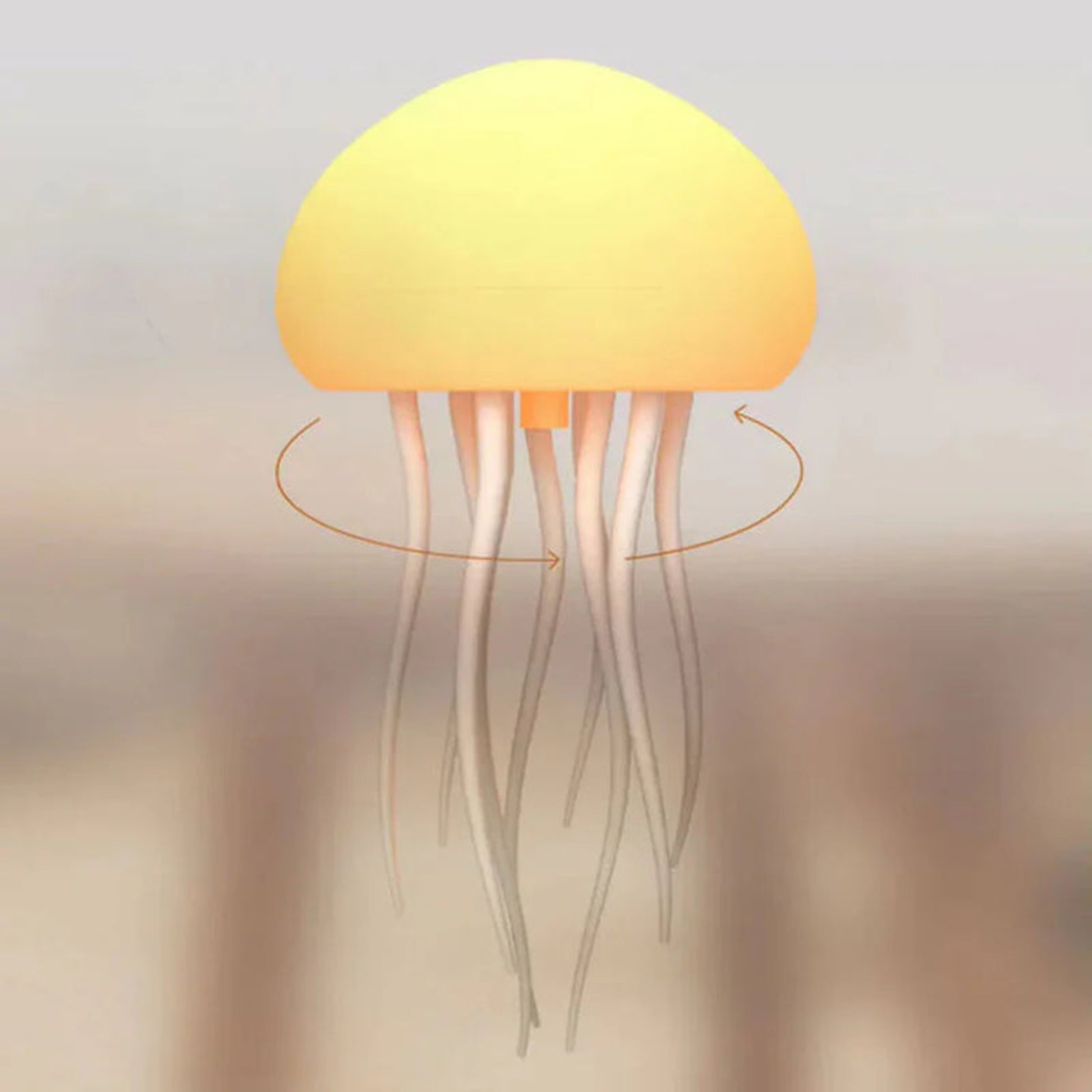 Jellyglow - Lámpara Creativa De Medusa Activada Por Voz Con Luces Interactivas