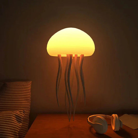 Jellyglow - Lámpara Creativa De Medusa Activada Por Voz Con Luces Interactivas