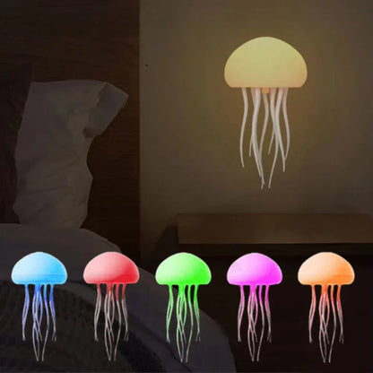 Jellyglow - Lámpara Creativa De Medusa Activada Por Voz Con Luces Interactivas