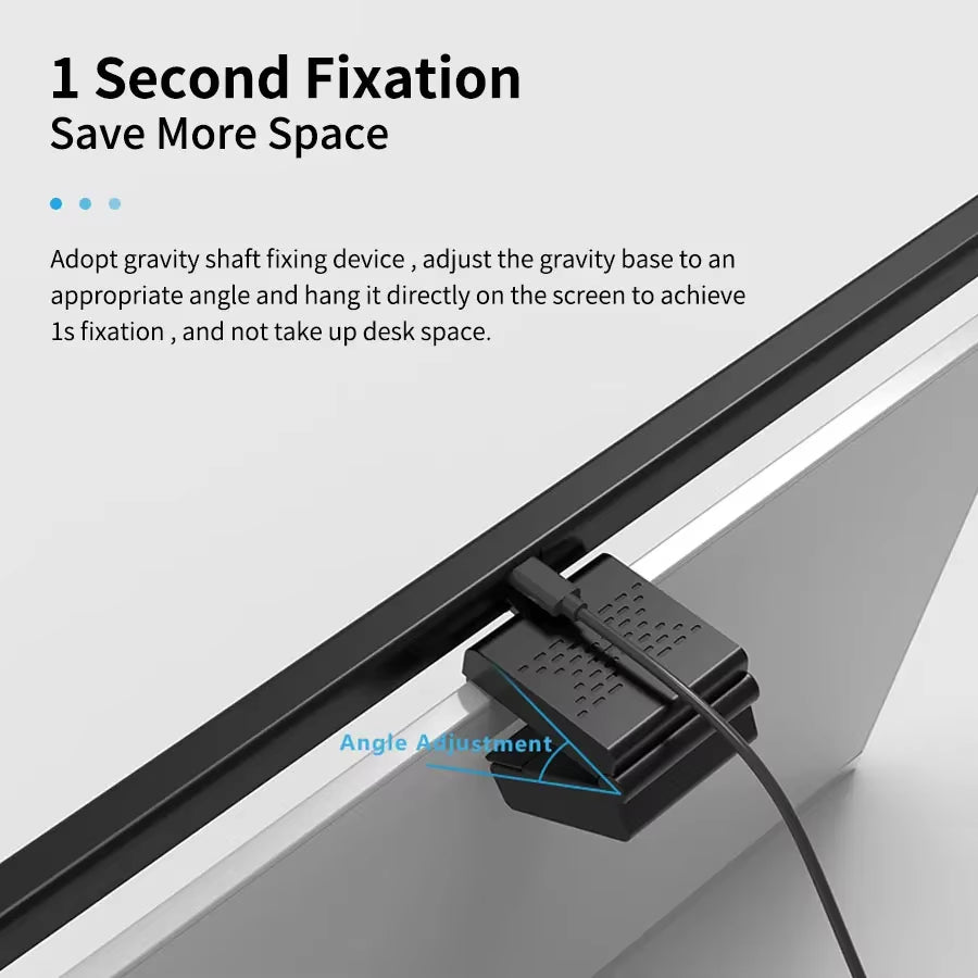 Led Monitor Light Bar Stepless Dimmable Screen Hanging Light 50Cm Eye-Care Desk Lamp USB Powered Table Lamp for Work Laptop