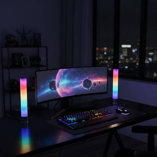 RGBIC Music Light Bar – Gaming Setup